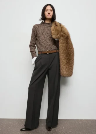 Pantalon à plis