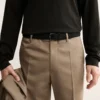 Pantalon plissé 100 % laine vierge Pantalon plissé 100 % laine vierge