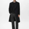 Pantalon plissé coupe décontractée Pantalon plissé coupe décontractée