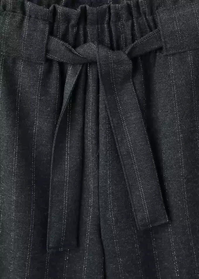 Pantalon rayé en lurex