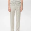 Pantalon slim 100 % lin Pantalon slim 100 % lin