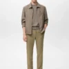Pantalon slim 100 % lin Pantalon slim 100 % lin