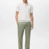 Pantalon slim 100 % lin Pantalon slim 100 % lin