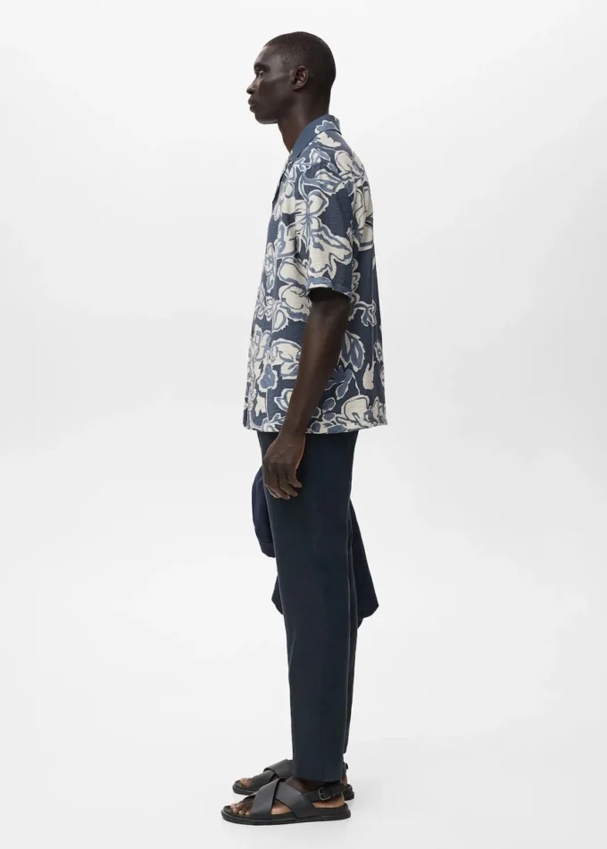 Pantalon slim 100 % lin Pantalon slim 100 % lin