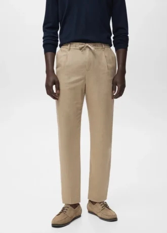 Pantalon slim avec cordon de serrage