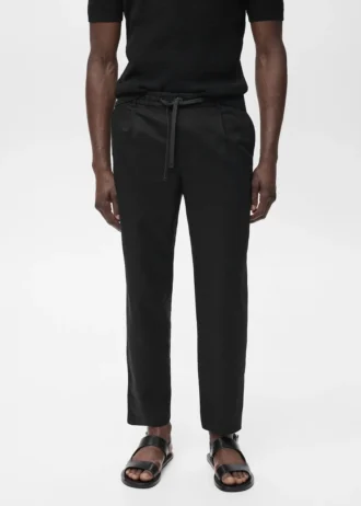 Pantalon slim avec cordon de serrage