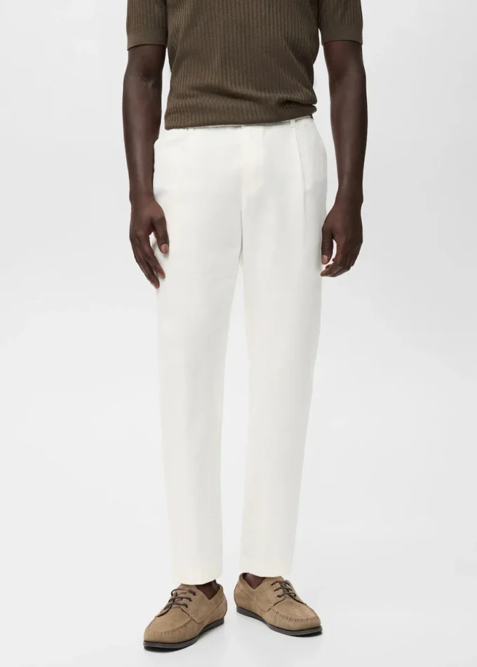 Pantalon slim avec cordon de serrage Pantalon slim avec cordon de serrage