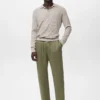 Pantalon slim avec cordon de serrage Pantalon slim avec cordon de serrage