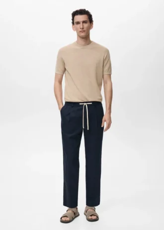 Pantalon slim avec cordon de serrage