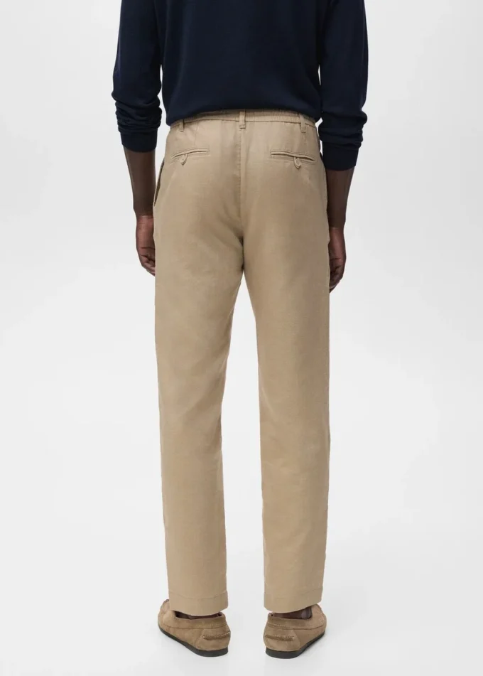 Pantalon slim avec cordon de serrage Pantalon slim avec cordon de serrage