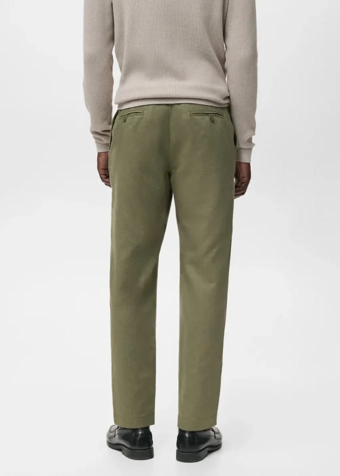 Pantalon slim avec cordon de serrage Pantalon slim avec cordon de serrage