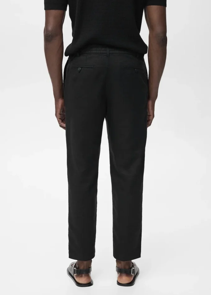Pantalon slim avec cordon de serrage Pantalon slim avec cordon de serrage