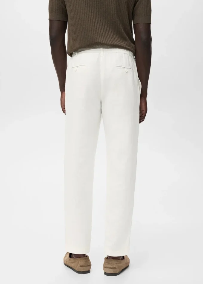 Pantalon slim avec cordon de serrage Pantalon slim avec cordon de serrage