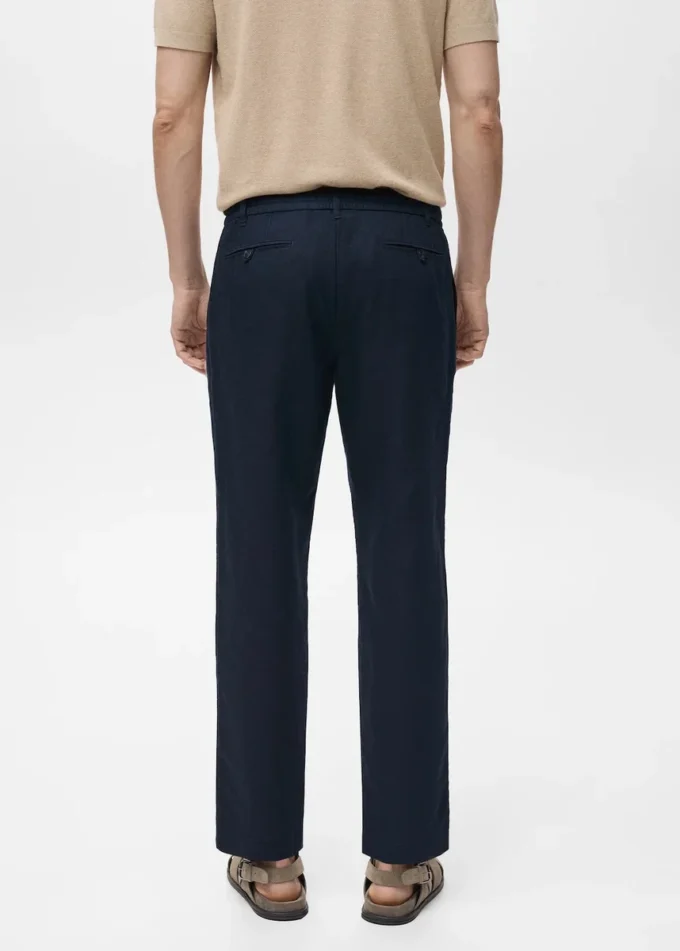 Pantalon slim avec cordon de serrage Pantalon slim avec cordon de serrage