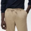 Pantalon slim avec cordon de serrage Pantalon slim avec cordon de serrage