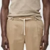 Pantalon slim avec cordon de serrage Pantalon slim avec cordon de serrage