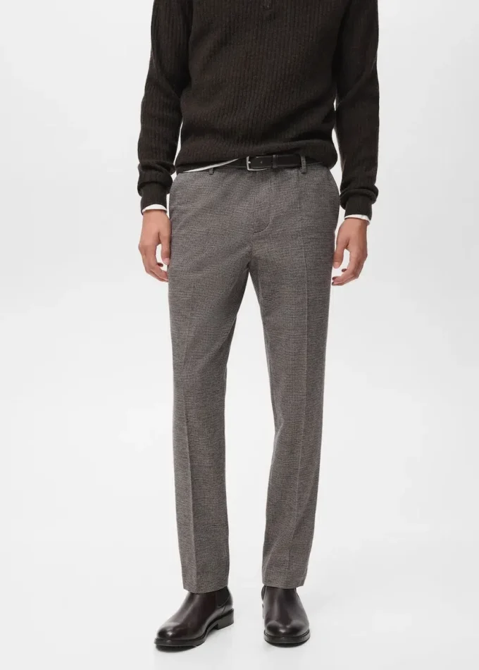 Pantalon slim en flanelle Pantalon slim en flanelle