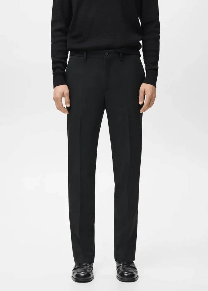 Pantalon slim en flanelle Pantalon slim en flanelle