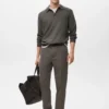 Pantalon slim en flanelle Pantalon slim en flanelle