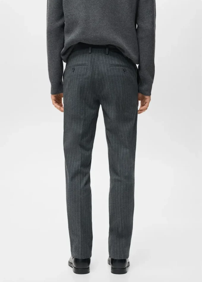 Pantalon slim en flanelle Pantalon slim en flanelle
