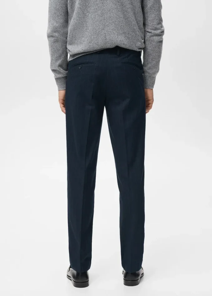 Pantalon slim en flanelle Pantalon slim en flanelle