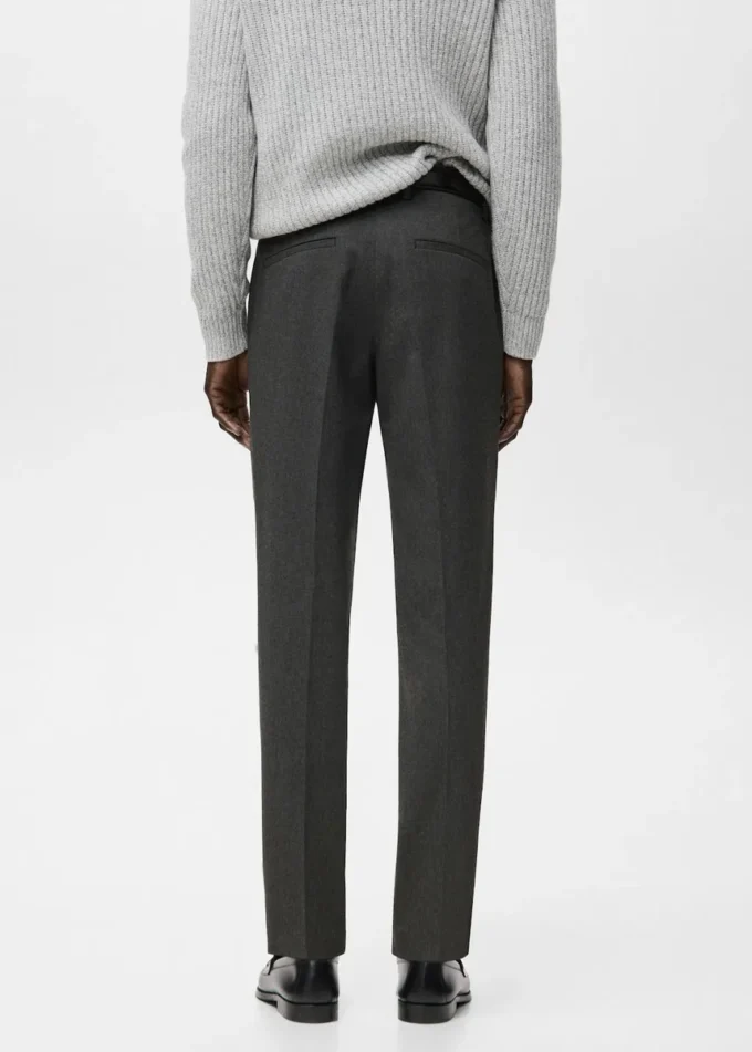 Pantalon slim en flanelle Pantalon slim en flanelle