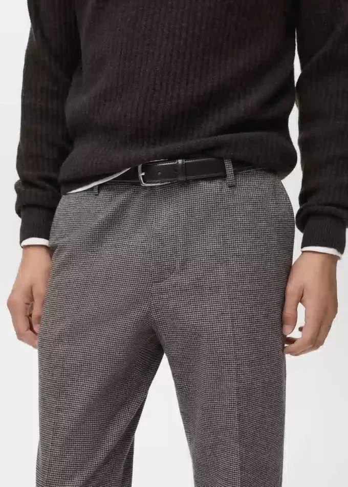 Pantalon slim en flanelle Pantalon slim en flanelle