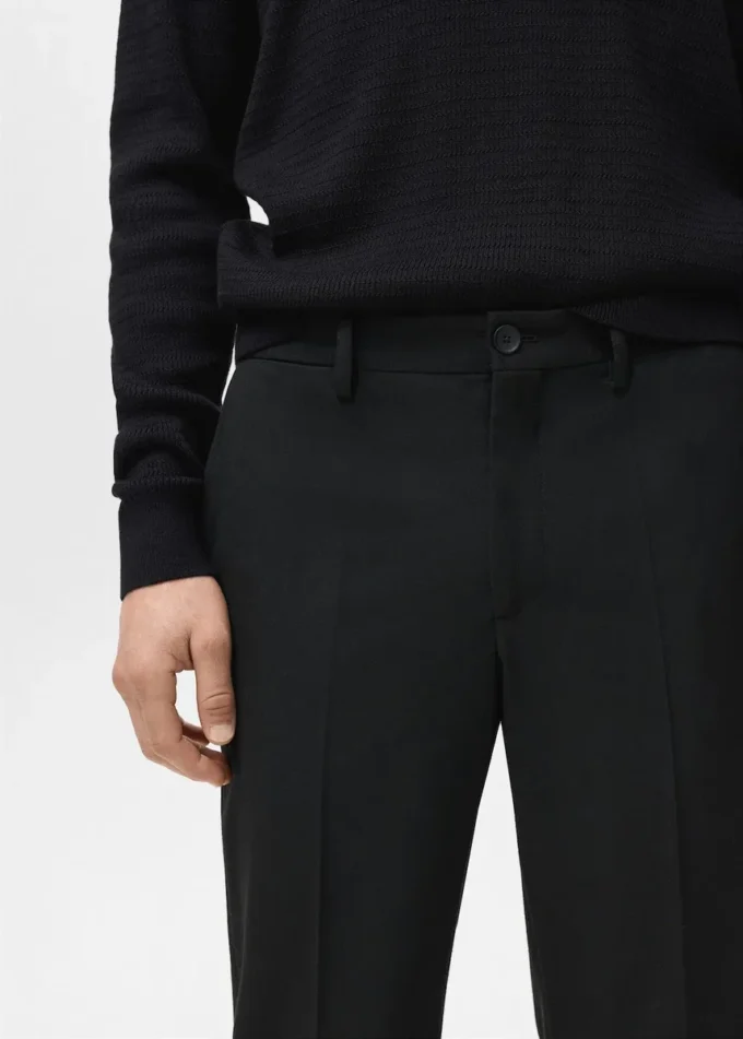 Pantalon slim en flanelle Pantalon slim en flanelle