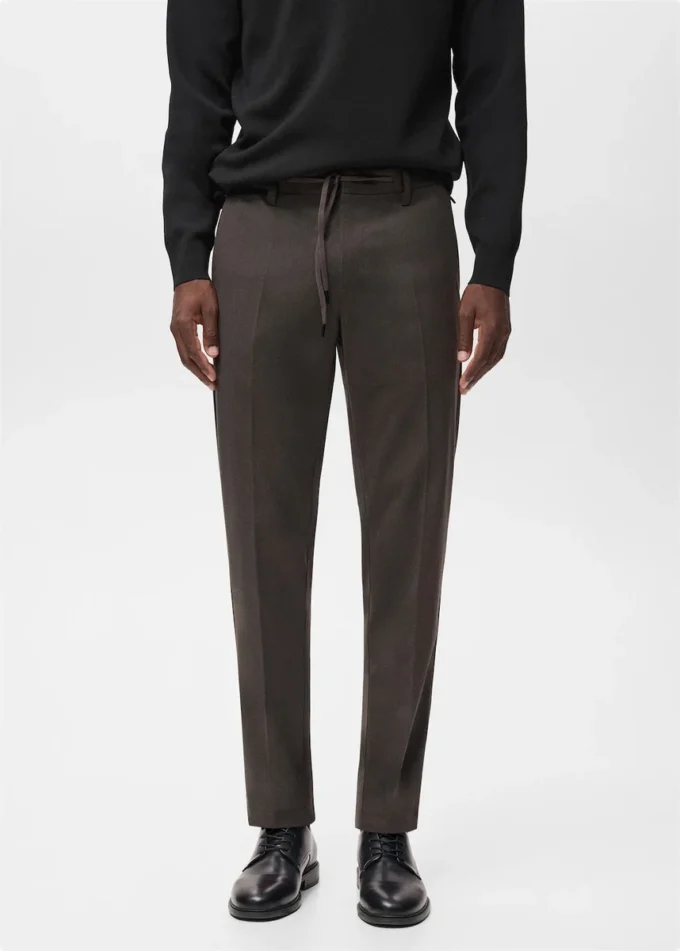 Pantalon slim en flanelle Thermolite® Pantalon slim en flanelle Thermolite®