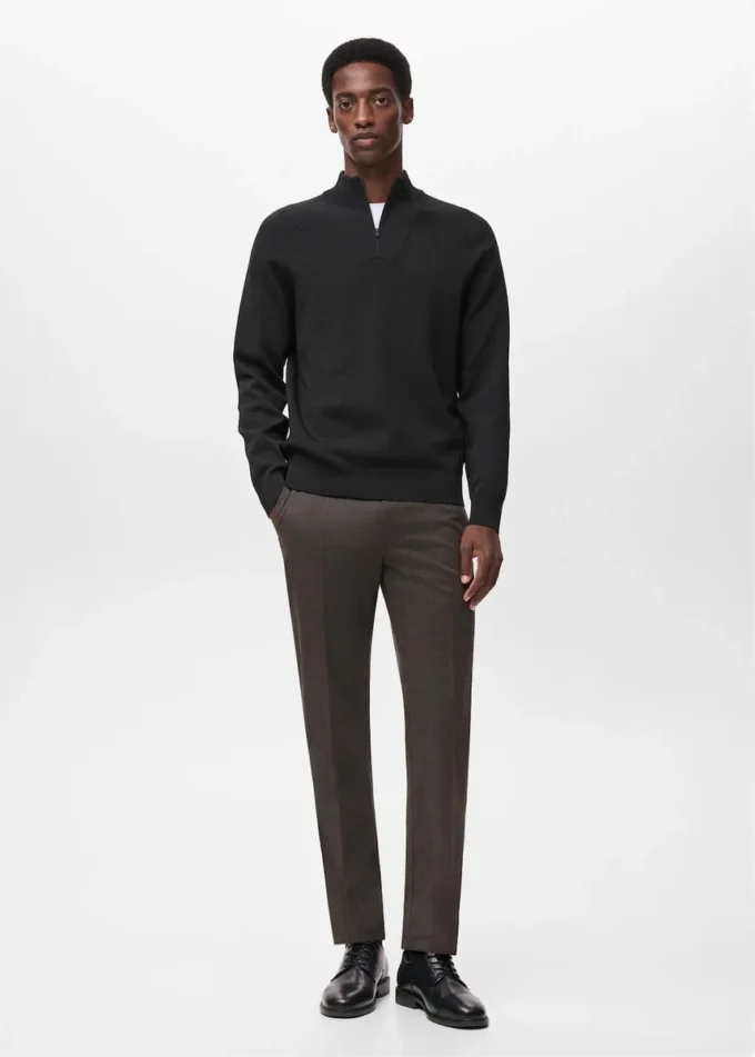 Pantalon slim en flanelle Thermolite® Pantalon slim en flanelle Thermolite®