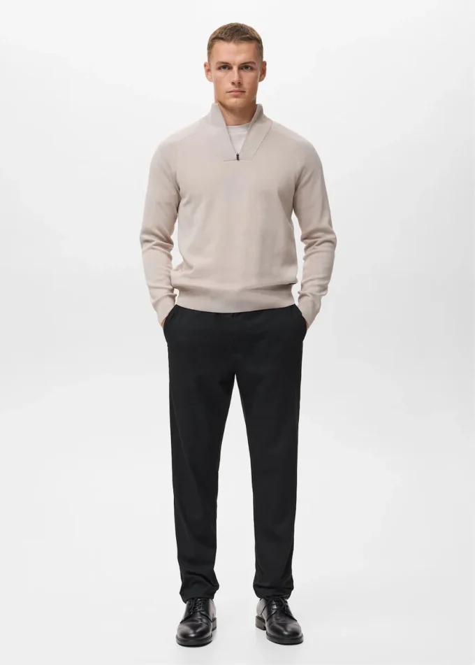 Pantalon slim en flanelle Thermolite® Pantalon slim en flanelle Thermolite®