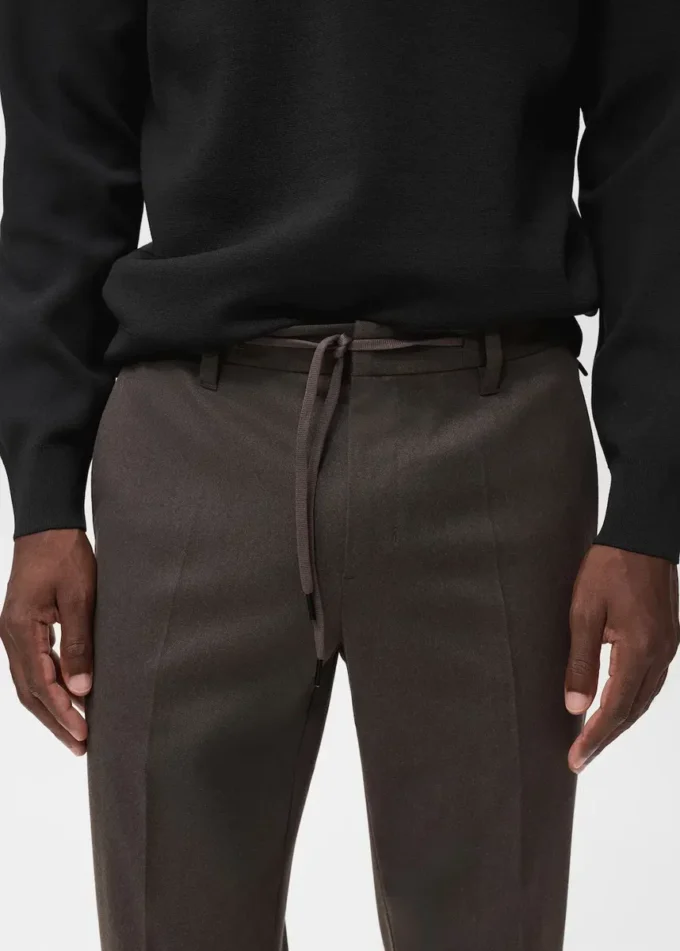 Pantalon slim en flanelle Thermolite® Pantalon slim en flanelle Thermolite®