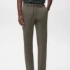Pantalon slim en tissu extensible avec cordon de serrage