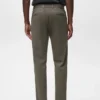 Pantalon slim en tissu extensible avec cordon de serrage