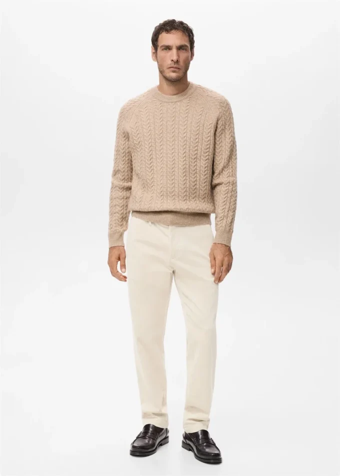 Pantalon slim en velours côtelé Pantalon slim en velours côtelé