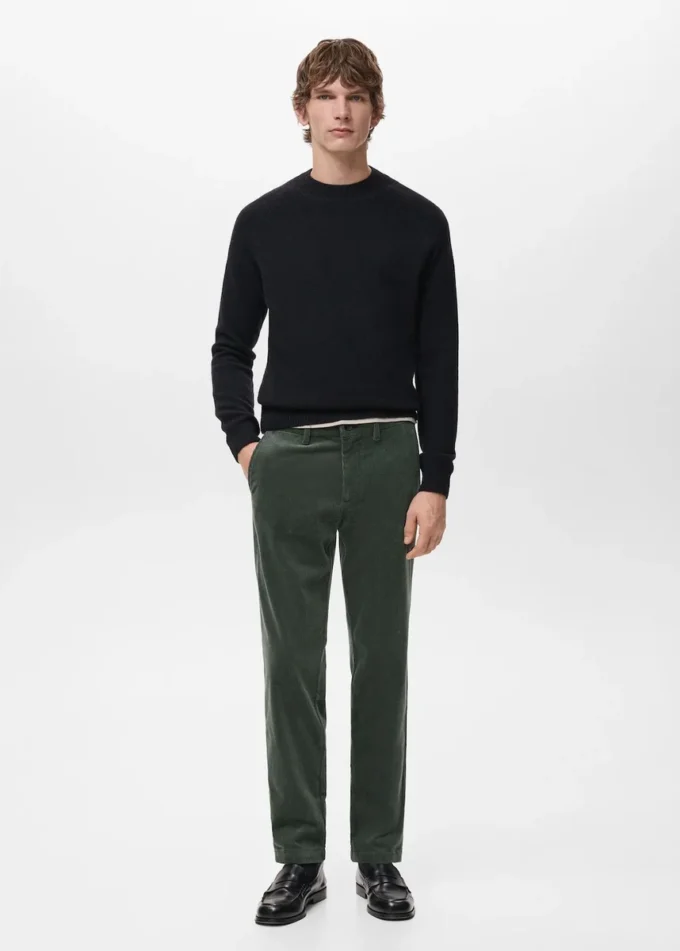 Pantalon slim en velours côtelé Pantalon slim en velours côtelé