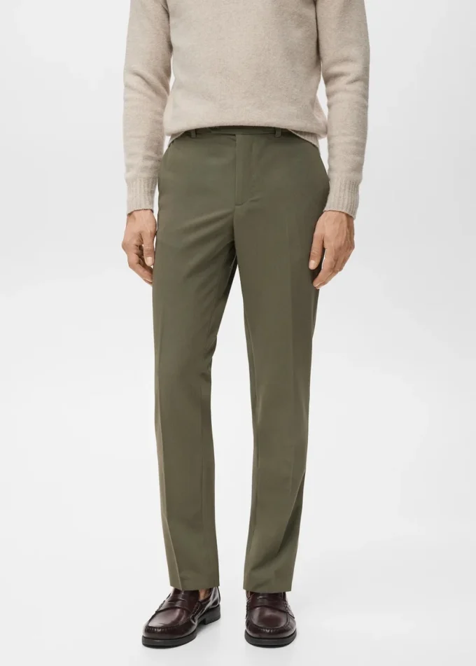 Pantalon slim à plis Pantalon slim à plis