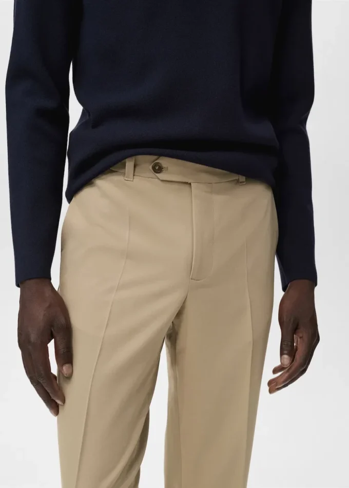 Pantalon slim à plis Pantalon slim à plis