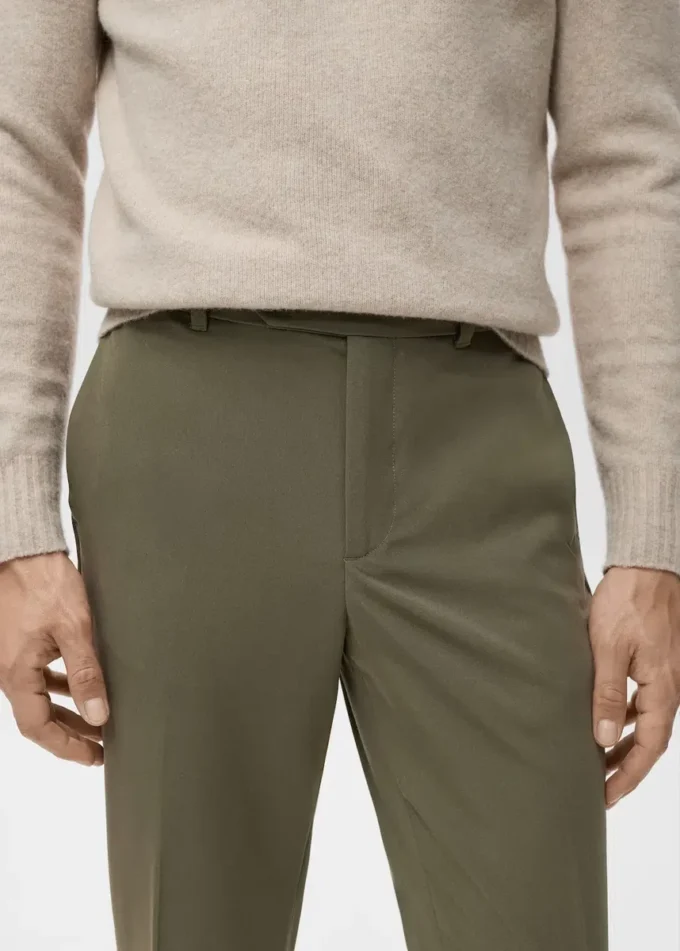 Pantalon slim à plis Pantalon slim à plis
