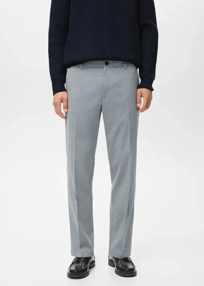 Pantalon slim rayé Pantalon slim rayé