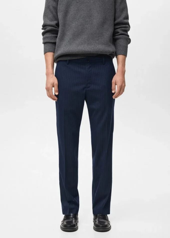 Pantalon slim rayé Pantalon slim rayé