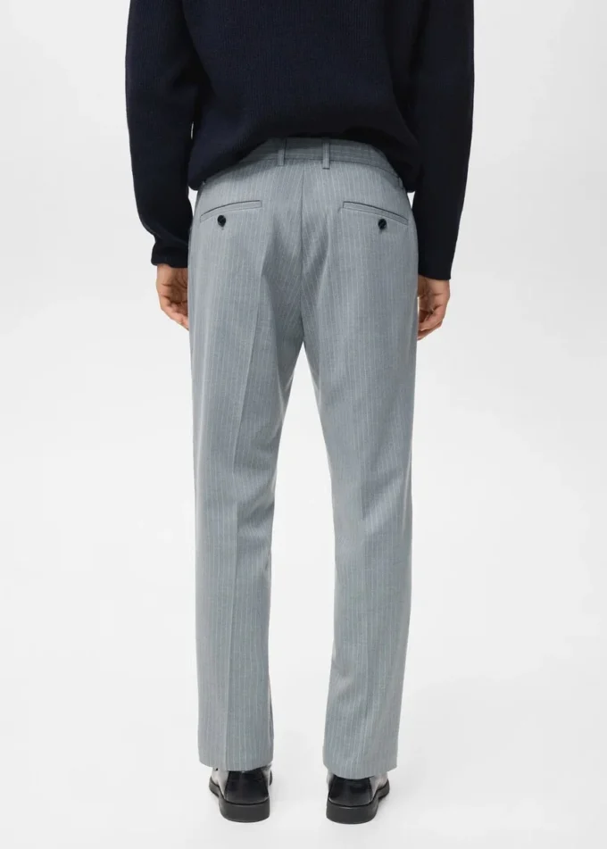Pantalon slim rayé Pantalon slim rayé