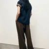 Pantalon taille basse à jambes larges Pantalon taille basse à jambes larges