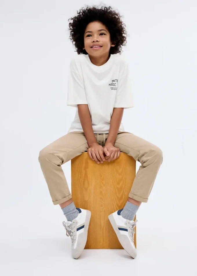 Pantalon à taille élastique