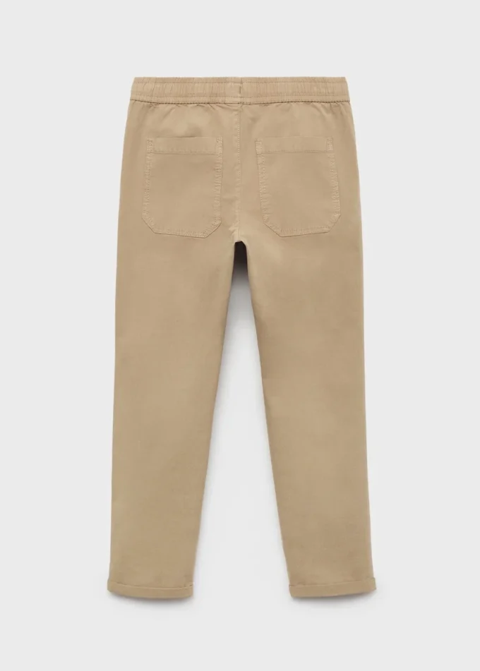 Pantalon à taille élastique