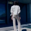 Pantalon évasé en crochet Pantalon évasé en crochet