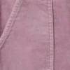 Pantalon évasé en faux velours