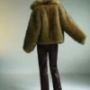 Pantalon évasé en simili cuir Pantalon évasé en simili cuir