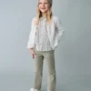 Pantalon évasé en velours côtelé Pantalon évasé en velours côtelé