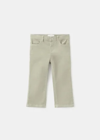 Pantalon évasé en velours côtelé